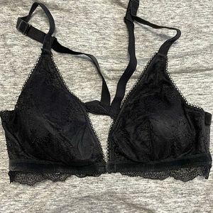 Victoria’s Secret Triangle Front Clip Bralette Size Large